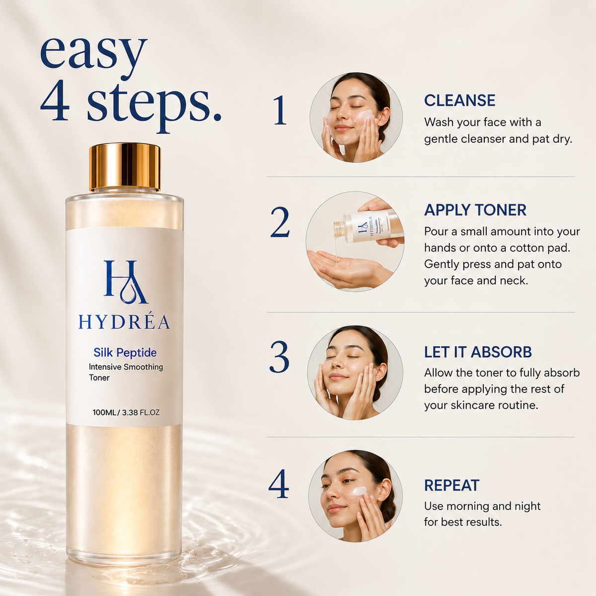 HYDRÉA™ Silk Peptide Toner